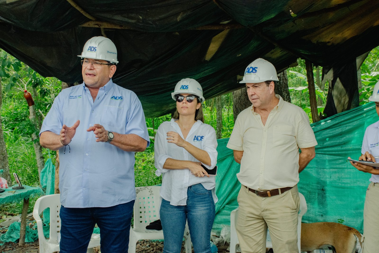 Recorrido de obra y supervisión del proyecto “Ampliación y optimización de la segunda etapa del sistema de acueducto de la cabecera municipal de Los Palmitos, Sucre